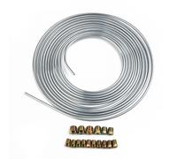 Zincato Acciaio Freno Linea Tubo Kits 3/16 7.6m Bobina Rollio Con 30Pz Raccordi