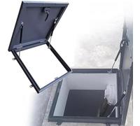 Zincato Botola del Tetto Versatile Soffitta Cantina del Seminterrato Scale Coperchio di Uscita Resistente Botola di Accesso Finestra di Uscita Coperchi dei Tombini,A,60x60cm
