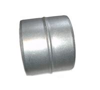 Zincato metallo tubi maschio connettore per tubo in alluminio tubo giunto tubo di ventilazione accoppiatore adattatore di accoppiamento DPO18, argento