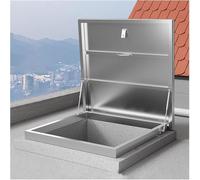 Zincato Porta per Botola sul Tetto Soffitta Cantina Seminterrata Scale Coperchio di Uscita con Maniglia Portatile Cappucci per Botola di Fuga Soffitta Coperchio di Accesso,A,Inner 65x85cm