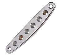 Zinchi Lega Chitarra Stringa Attraverso Piastra Ponte Chitarra Corda Attraverso Corpo Puntali Piastra Boccola Accessori Chitarra