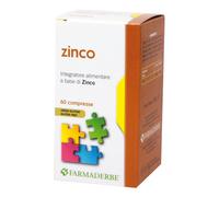 Farmaderbe Integratore alimentare Zinco – 60 compresse, 60 g