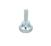 Zinco Blu M3 M4 M5 M6 M8 GB834 DIN464 Zigrinatura Passo Alto Stringere A Mano Vite A Testa Zigrinata Parete Divisoria Vetro Serratura Bulloni Di Regolazione A Grande(40mm,M5 10pc)