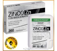 Zinco con Bisglicinato, Alto Dosaggio, 15 mg per 2 compresse