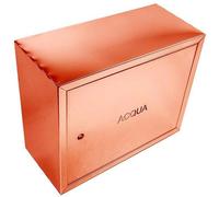 Zinco Group - Cassetta cassonetto contenitore rame per contatore acqua, misura h 30 x l 40 x p 20cm