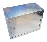 Zinco Group - Cassetta cassonetto contenitore zincato per contatore acqua, misura h 45 x l 60 x p 20cm