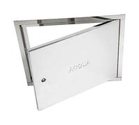 Zinco Group - Sportello portello porta inox per contatore acqua, misura 30x40cm