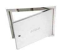 Zinco Group - Sportello portello porta inox per contatore acqua, misura 45x60cm