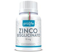 Zinco Integratore 400 Compresse Di Zinco Bisglicinato PiùLife Puro Per Compressa