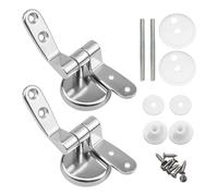 Zinco Lega WC Sedili Cerniera Flush Copertura WC Connettore di montaggio con bulloni Vite e dado Parte di ricambio Hardware Bagno