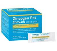 NBF Lanes Srl Integratore per cani e gatti Zincogen Pet Immuno Pasta orale 30 stick