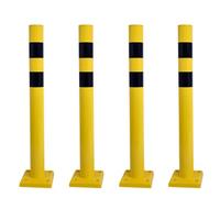 ZincOrange Palo di sicurezza a molla, 10 cm di diametro, palo flessibile e resistente agli urti per il controllo del traffico, parcheggi e sicurezza nei magazzini (105 cm di altezza)