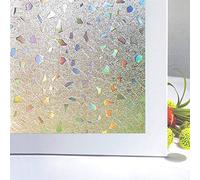 Zindoo 3D Ultra-sottile anti-UV pellicola a colori protezione della privacy doccia a prova di luce finestra vetro antiaderente decorazione per ufficio casa 45x200