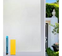Zindoo Pellicola Oscurante per vetri 59.5x120cm 2pcs non Adesiva Anti-UV Frosted Pellicola Privacy per Vetri Per Ufficio Bagno Camera da Letto Sala di Riunione
