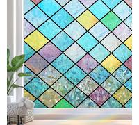 Zindoo Pellicola vetri Finestre 44.5cm x 400cm Diamanti Arcobaleno