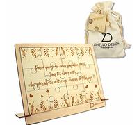 ZINELLO DESIGN - Puzzle in Legno, idea regalo originale e personalizzato per richiesta di Temoin EVJF