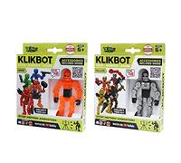 Zing Klikbot Hero & Villian Confezione da 2 cieche assortite con Eroe e Cattivo, Multicolore, S2011