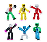 Zing Stikbot Avatar Series 1, set di 6 action figure Stikbot da collezione con stampa UV, crea animazioni stop motion, ideali per bambini dai 4 anni in su