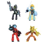 Zing StikBot Legendz Series 2 - Include MERC, Doctor Nevermore, Bolt, Kallista - Action figure da collezione e accessori, animazione Stop Motion, dai 4 anni in su