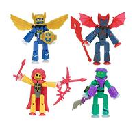Zing StikBot Legendz Series Age 4+ 1 - Include Valor, Ruebell, Dominus e Raze Oni - Action Figure da collezione e accessori, animazione Stop Motion, dai 4 anni in su