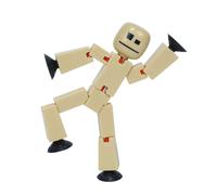 Zing StikBot Single Pack - Includes 1 StikBot - Collectible Action Figures and Accessories Stop Motion Animation Ages 4 and Up (Sand)