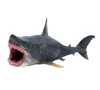 zingking Figure di animali - Giocattolo megalodon - Statuetta realistica dipinta a mano - Statuetta di squalo - Giocattolo da bagno - Collezione decorativa - Regalo - Uova di Pasqua per bambini