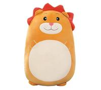 zingking Leone, peluche a forma di leone, 60 cm di lunghezza, peluche a forma di leone, per dormire, super morbido, giocattolo per divano, per dormire sul fianco, decorazione per camera