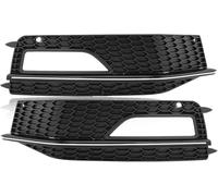 Zingori Griglia fendinebbia Griglia inferiore paraurti anteriore per S4 S-line Facelift 2012-2015, griglia fendinebbia(1 Pair Chrome)