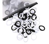 Zingso 100 elastici per capelli per bambini,in morbido nylon,nessun danno,senza cuciture,accessori per capelli per coda di cavallo,accessori per capelli per bambine e ragazze,abbondanti scelte di