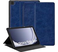 Zinibri Cover per Samsung Galaxy Tab A11+ Plus/A9+ 11", Blu Scuro | Leggera e Sottile, Tablet Cover Protettive, Multi Angolo Supporto, Auto Svegliati/Sonno, SM-X230/X236/X238/X210/X216/X218