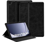Zinibri Custodia Cover Tablet Compatible con Samsung Galaxy Tab A9 Plus/A9+ 5G 11 Pollici 2023 SM-X210/X216/X218 Pelle PU Protettiva Multi Angolo Supporto Sottile Case Auto Sveglia/Sonno,Nero