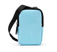 Zink Custodia morbida per fotocamera istantanea e borsa per stampante con scomparto per carta fotografica, cerniera e tracolla (blu) per Kodak, Lifeprint, Polaroid, HP, Canon, Fujifilm