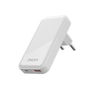 Zinooy Caricatore USB C, Caricatore Piatto a 2 Porte con Uscita PD da 20W, Spina USB C per iPhone 15/15 Pro 14 13 12 11 SE e Sumsung Galaxy, Dimensioni Ridotte per Qualsiasi Spazio Ristretto