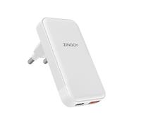 Zinooy Caricatore USB C Presa, Caricatore Piatto a 2 Porte con Uscita PD da 35W, Spina USB C per iPhone 15/15 Pro 14 13 12 11 SE e Sumsung Galaxy, Dimensioni Ridotte per Qualsiasi Spazio Ristretto