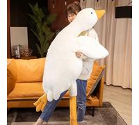 Zinsale 50-160 CM Enorme Oca Giocattoli di Peluche Grande Anatra Bambola Morbido Peluche Cuscino per Dormire per Bambini e Ragazze (50CM)