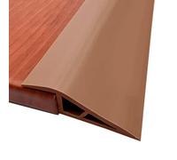 Zinueen Rampa di soglia per porta in PVC, doghe, riduttori, strisce di transizione del pavimento autoadesive, profili regolabili in altezza in vinile, compensazione di livello