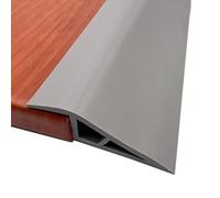 Zinueen Rampa per porta in PVC, listelli per soglia, riduttori per soglia, listello autoadesivo, profili in vinile regolabili, bilanciamento del livello per laminato, moquette