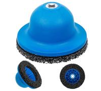 Zinueen Smerigliatrice per Mozzo Ruota Auto, Pulitore Mozzo Ruota, Disco Grossolano, Ø Interno 90 mm Ø Esterno 150 mm, carburo di silicio Spazzola abrasiva per Pulizia mozzi