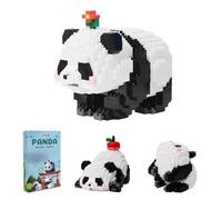 zinuo Set di blocchi da costruzione Panda 3 in 1, set di blocchi da costruzione Mini Panda, mattoncini Panda, 983 pezzi, blocco da costruzione Panda, costruzione Per Bambini 9+
