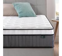 Zinus Bed Mattress Conventional, Foam, White, 135 x 190 cm