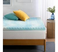 Zinus Cool Swirl, topper per materasso 140x190 cm - Altezza 7.6 cm - Materasso in schiuma di memoria rinfrescante - Topper per materasso - Certificato OEKO-TEX