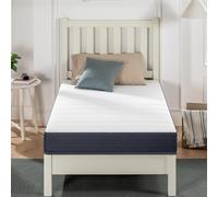 Zinus Matelas en Mousse Confort Suprême 90 x 190 cm, Hauteur 16 cm, Fermeté Moyenne, Matelas en Boite, OEKO-TEX