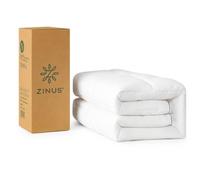 Zinus Topper Singolo 80x190 cm, 5 cm, rinfrescante, viscosa di bambù