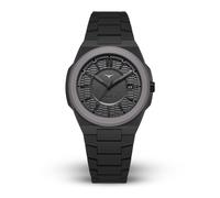 Zinvo Rival Aero Stealth Quarzo Grigio Plastica Nero Data Minerale Orologio Uomo