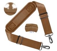 ZINZ 58" Tracolla Universale con Fixed Ultra-Thick Pad and Dual-Balance Buckles per Viaggio, Sport, Laptop & Messenger Bags,Cachi
