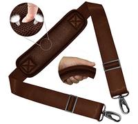 ZINZ 58" Tracolla Universale con Fixed Ultra-Thick Pad and Dual-Balance Buckles per Viaggio, Sport, Laptop & Messenger Bags,Marrone