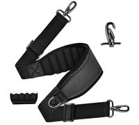 ZINZ 68" tracolla universale per borsa con doppie fibbie e ganci girevoli in metallo per borsa per laptop, valigetta e altro ancora, Nero