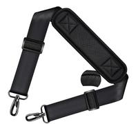 ZINZ 78" Tracolla Universale con Cuscino Ultra-Spesso, Fibie a Doppio Bilanciamento per Borsa da Viaggio/Laptop/Sportiva,Nero US