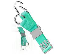 ZINZ Cinghia da Viaggio Elastica per Giacca con Ganci a D e Fibbia,Verde | Cinghie per Valigie e Bagagli, Accessori da Viaggio, Libera le Tue Mani per Uomo e Donna,Verde