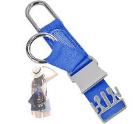 ZINZ Cinghie Bagagli, Cinghia da Viaggio Elastica con Due Ganci ad Anello e Fibbia, Cinghie per Valigie Cinture Accessori da Viaggio, Rende Le Mani Libere,Blu/US